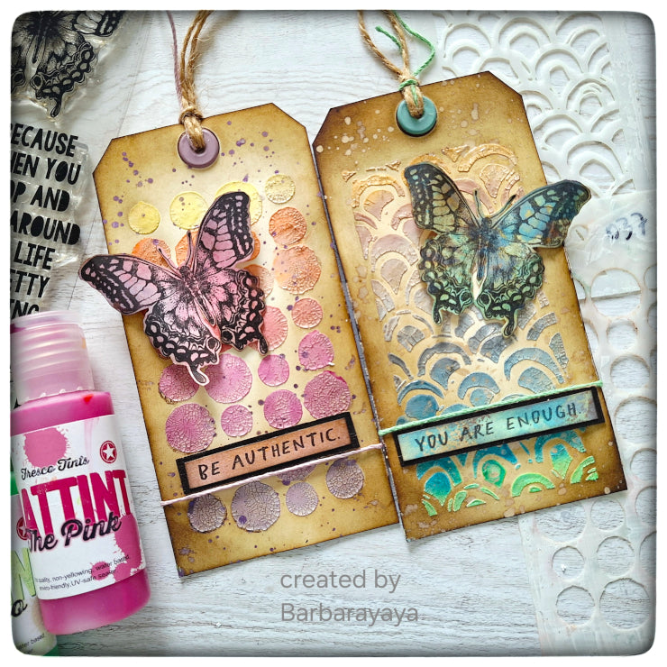 Tim Holtz MINI STENCIL SET 9 MST009 butterflies | color-code:ALT01