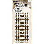Tim Holtz MINI STENCIL SET 9 MST009 harlequin