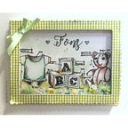 Tim Holtz Mini Blueprints Strip CHILDHOOD Cling Rubber Stamps THMB023 teddy bear
