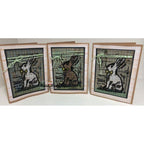 Tim Holtz Mini Blueprints Strip EASTER Cling Rubber Stamps THMB005 bunny