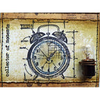 Tim Holtz Mini Blueprints Strip VINTAGE THINGS Cling Rubber Stamps THMB011 clock