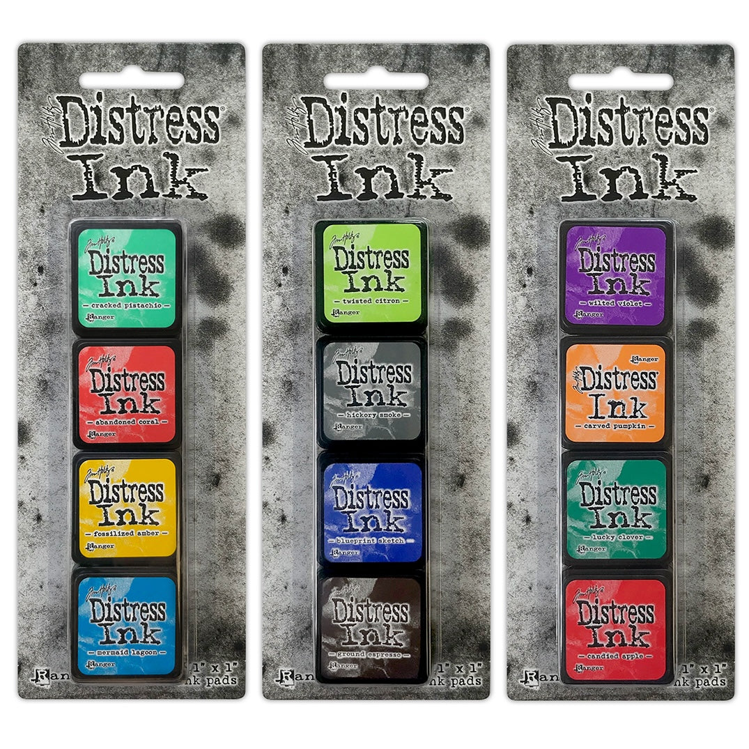 Tim Holtz Mini Distress Ink Pads Sets 13, 14, And 15 Ranger