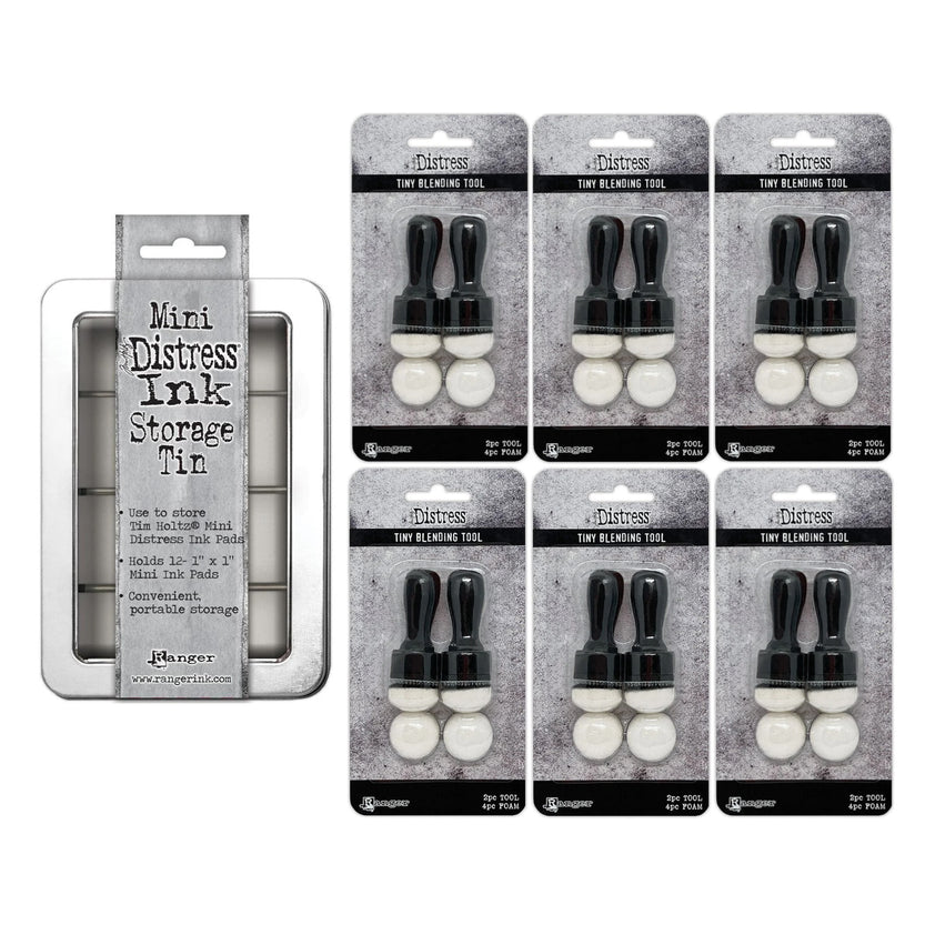 Tim Holtz Mini Distress Ink Storage Tin And Tiny Tools Bundle – Simon ...