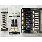 Tim Holtz Mini Distress Ink Storage Tin And Tiny Tools Bundle Tim's Example