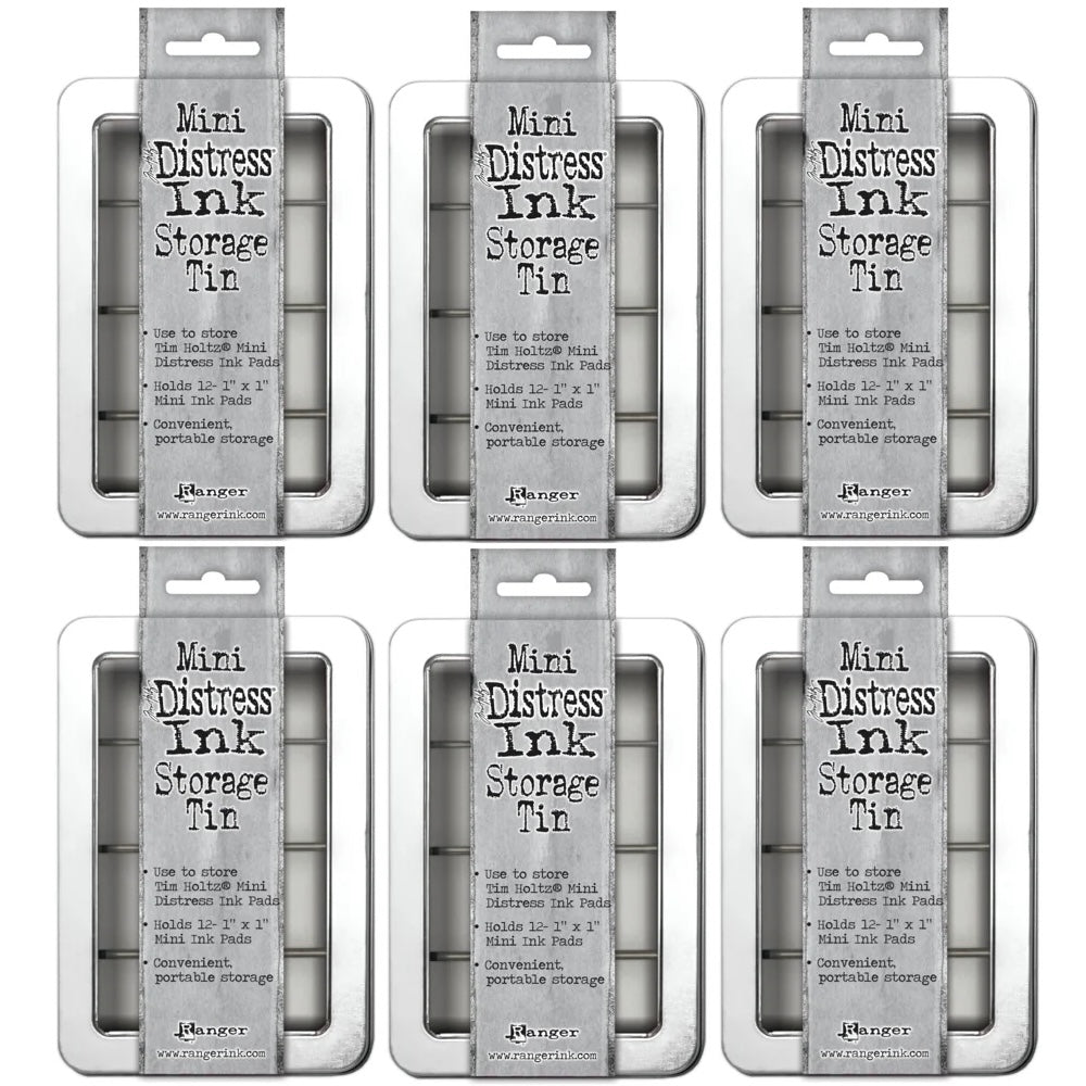 Tim Holtz Mini Distress Ink Storage Tin Bundle Of 6 – Simon Says Stamp