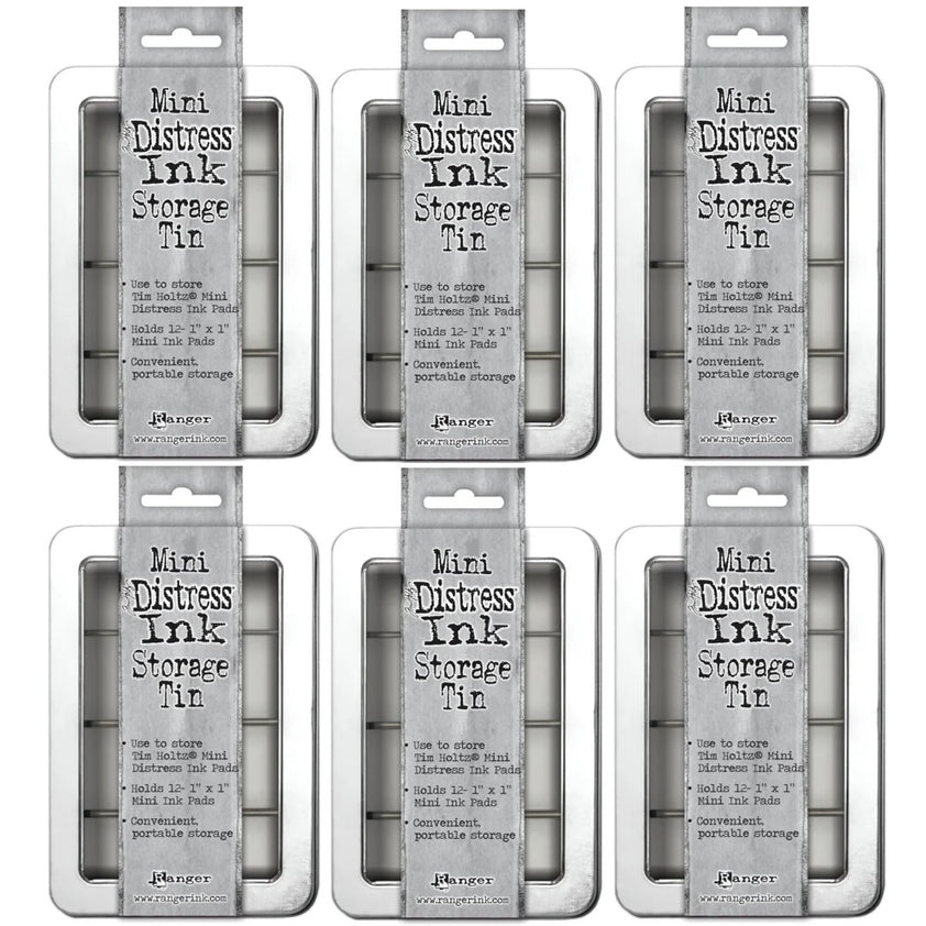 Tim Holtz Mini Distress Ink Storage Tin Bundle Of 6 – Simon Says Stamp