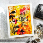 Tim Holtz Mini Stencil Set 10 mst010 bubbles