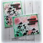 Tim Holtz Mini Stencil Set 10 mst010 green | color-code:ALT02