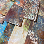 Tim Holtz Mini Stencil Set 13 mst013 browns