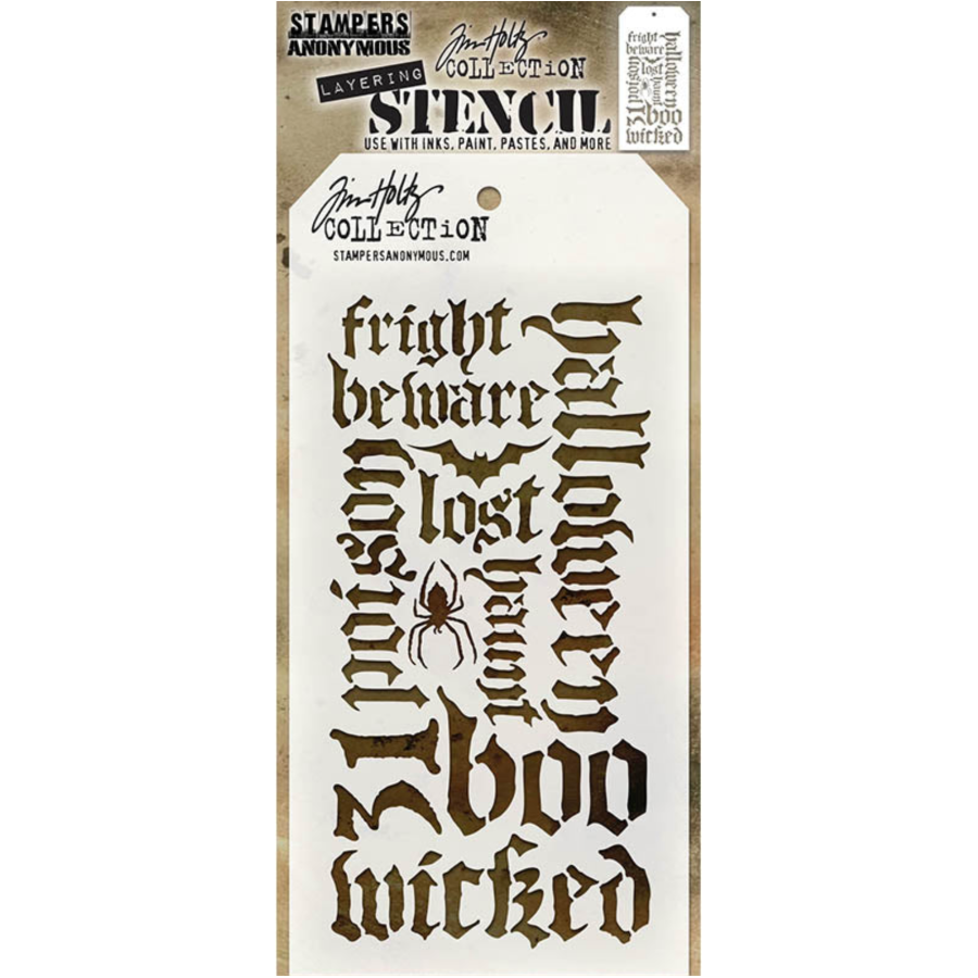 Tim Holtz Mini Stencil Set 23 mst023 product image 1