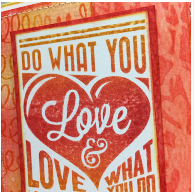 Tim Holtz Mini Stencil Set 24 mst024 love