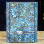Tim Holtz Mini Stencil Set 47 mst047 blue