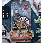 Tim Holtz Mini Stencil Set 48 mst048 stitches