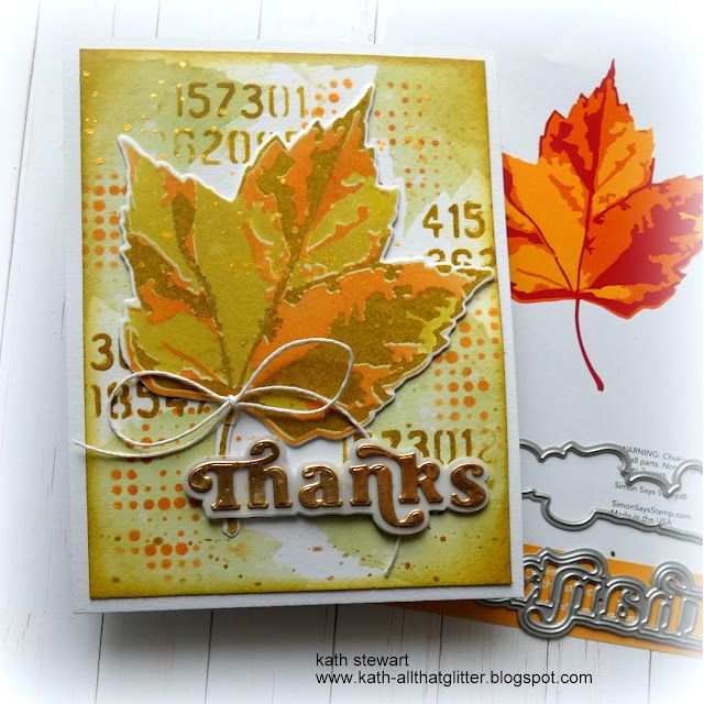 Tim Holtz Mini Stencil Set 48 mst048 thanks | color-code:ALT01