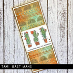 Tim Holtz Mini Stencil Set 51 mst051 cactus