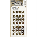Tim Holtz Mini Stencil Set 51 mst051 dotted line