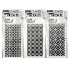 Tim Holtz Mini Stencil Set 52 mst052 image 4
