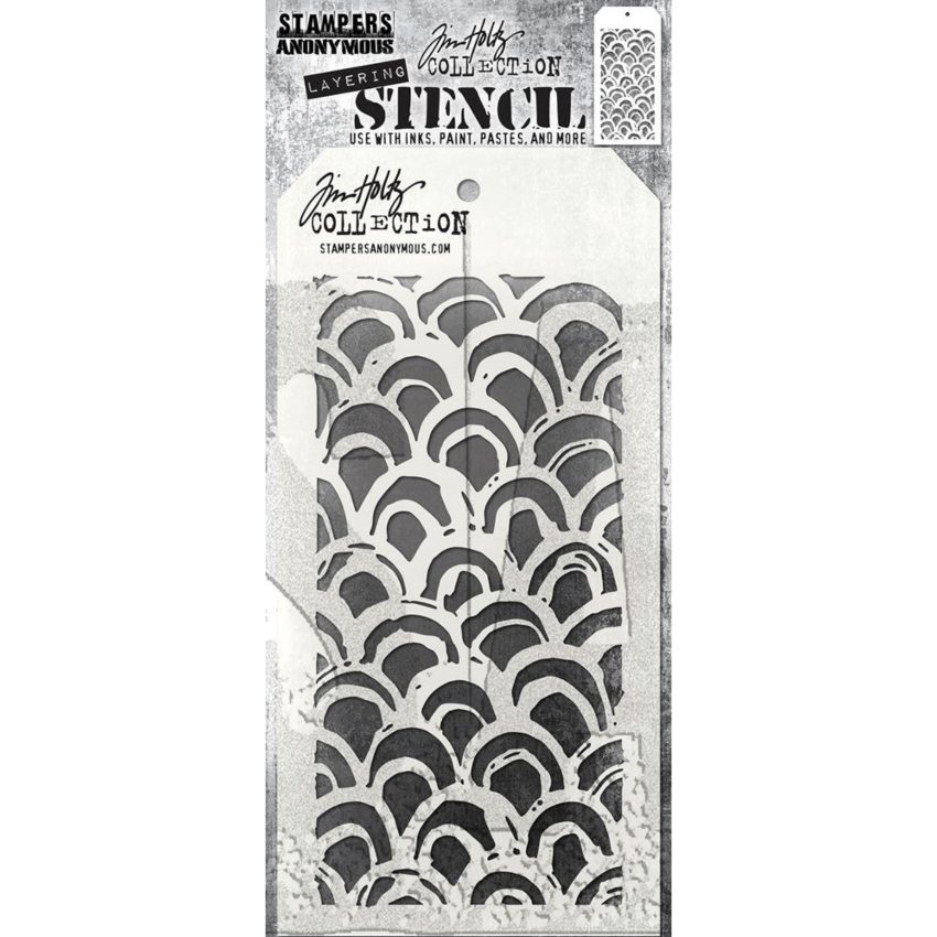 Tim Holtz Mini Stencil Set 55 mst055 arch