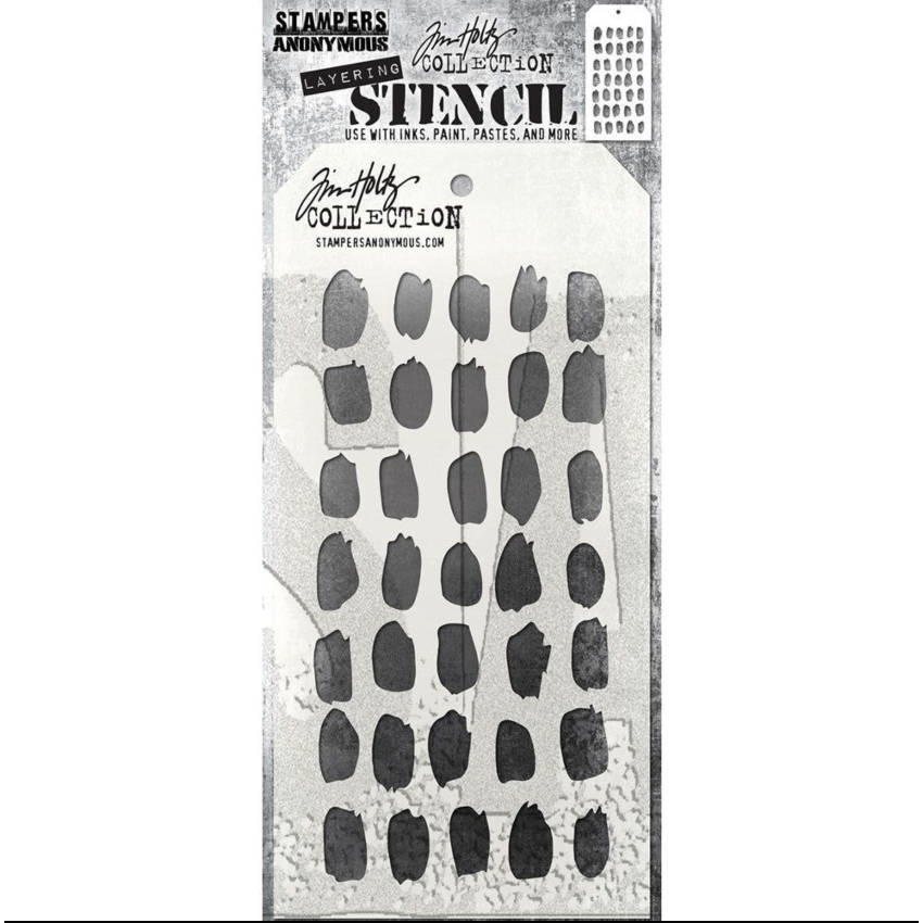 Tim Holtz Mini Stencil Set 55 mst055 mark