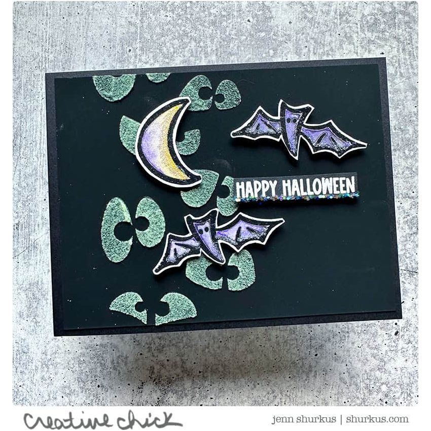 Tim Holtz Mini Stencil Set 56 mst056 halloween