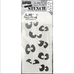 Tim Holtz Mini Stencil Set 56 mst056 peekaboo