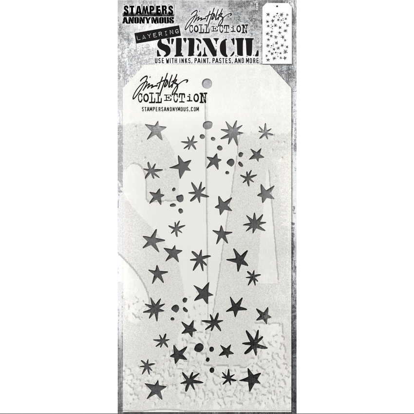 Tim Holtz Mini Stencil Set 56 mst056 star