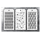 Tim Holtz Mini Stencil Set 57 mst057 image 4