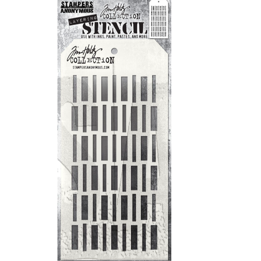 Tim Holtz Mini Stencil Set 57 mst057 sticks