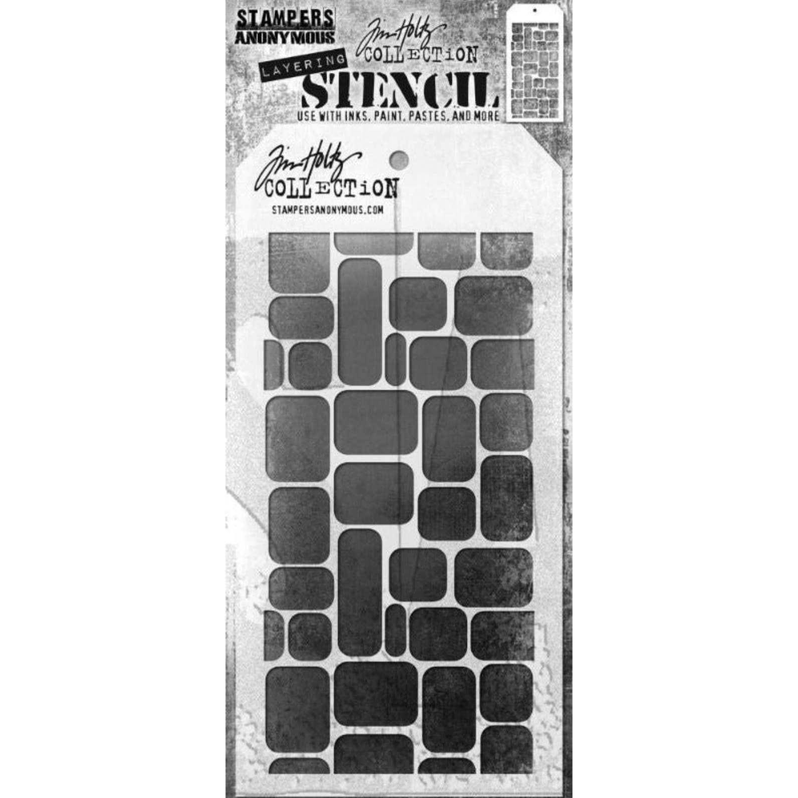 Tim Holtz Mini Stencil Set 59 mst059 shape