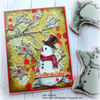 Tim Holtz Mini Stencil Set 59 mst059 snowman | color-code:ALT02