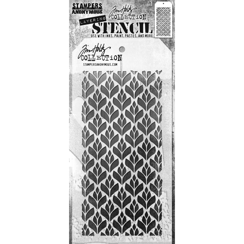 Tim Holtz Mini Stencil Set 60 mst060 flower