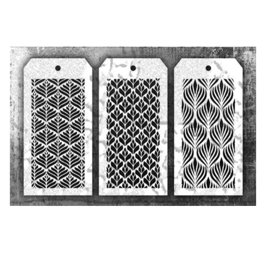 Tim Holtz Mini Stencil Set 60 mst060 image 4