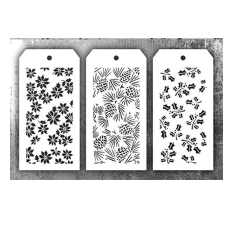 Tim Holtz Mini Stencils Set 54 mst054 image 4