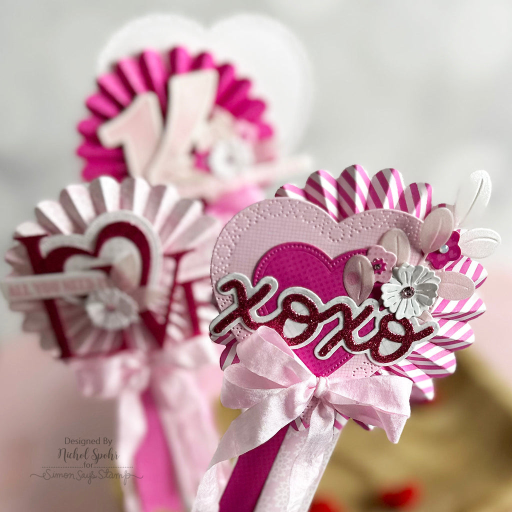 Tim Holtz Picked Raspberry Distress Spritz tdu86413 Valentine’s Rosettes | color-code:ALT12