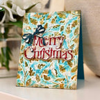 Tim Holtz Picket Fence Distress Spritz tdu96375 Frosty Leaves Merry Christmas Card by Joe Sysavath