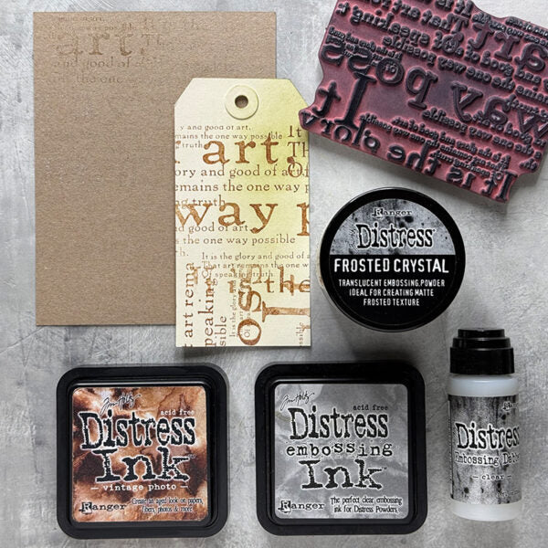 Tim Holtz Ranger Clear Distress Embossing Ink Pad Ranger TIM21643 Distress Basics | color-code:ALT05