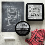 Tim Holtz Ranger Clear Distress Embossing Ink Pad Ranger TIM21643 Textures Tutorial | color-code:ALT09