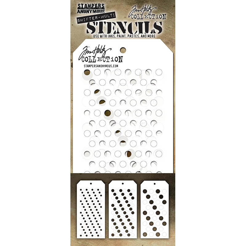 Tim Holtz STENCIL SHIFTER MULTI DOTS THSM01
