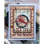 Tim Holtz Sea Life Stamps with Simon Says Stamp Dies Bundle setsl26 Sea Life at the Beach Panel Emma Williams | color-code:ALT12