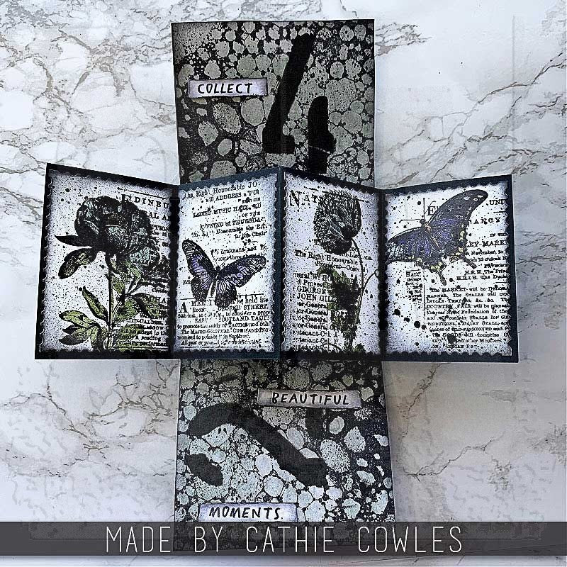 Tim Holtz Set of 12 Element Stencils Freight EST002 open