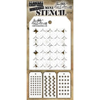 Tim Holtz Shifter MINI STENCIL SET 40 MST040
