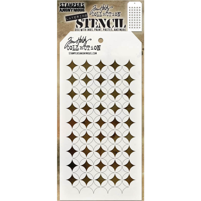 Tim Holtz Shifter MINI STENCIL SET 40 MST040 burst