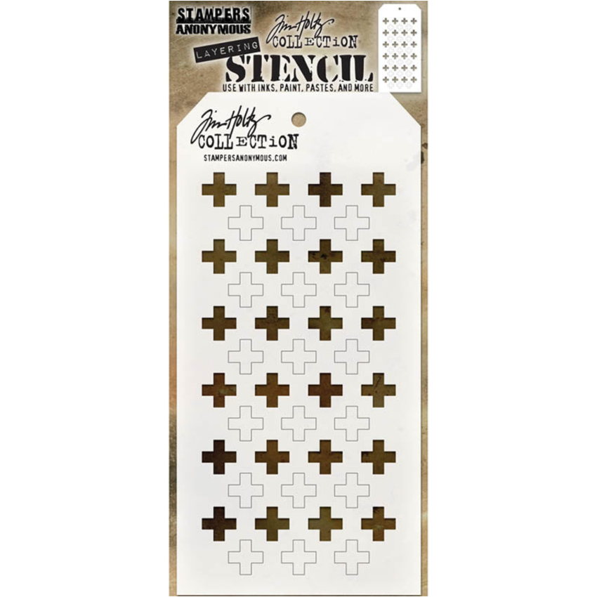 Tim Holtz Shifter MINI STENCIL SET 40 MST040 plus