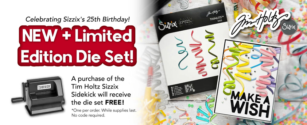 Tim Holtz Sizzix Celebration Streamers Dies
