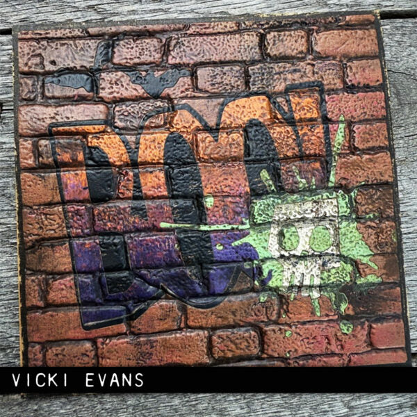 Tim Holtz Sizzix 3D Large A5 Embossing Folder Brickwork 666958 boo!
