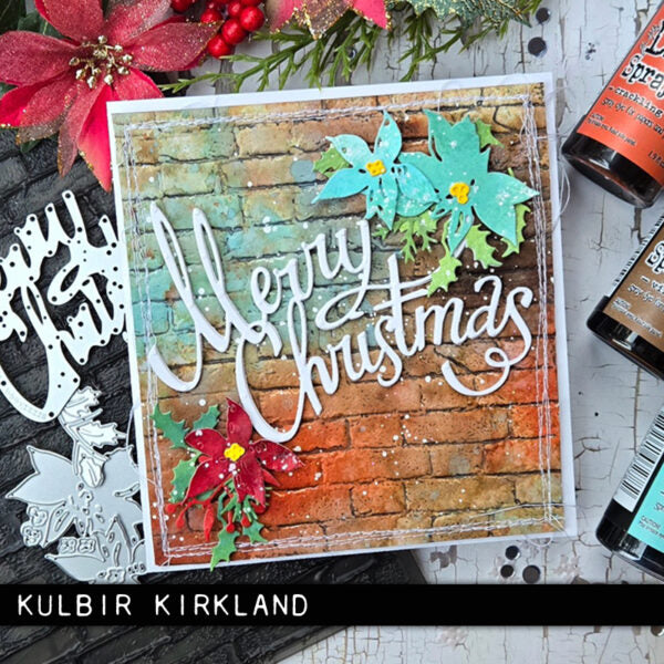 Tim Holtz Sizzix 3D Large A5 Embossing Folder Brickwork 666958