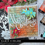 Tim Holtz Sizzix 3D Large A5 Embossing Folder Brickwork 666958 christmas