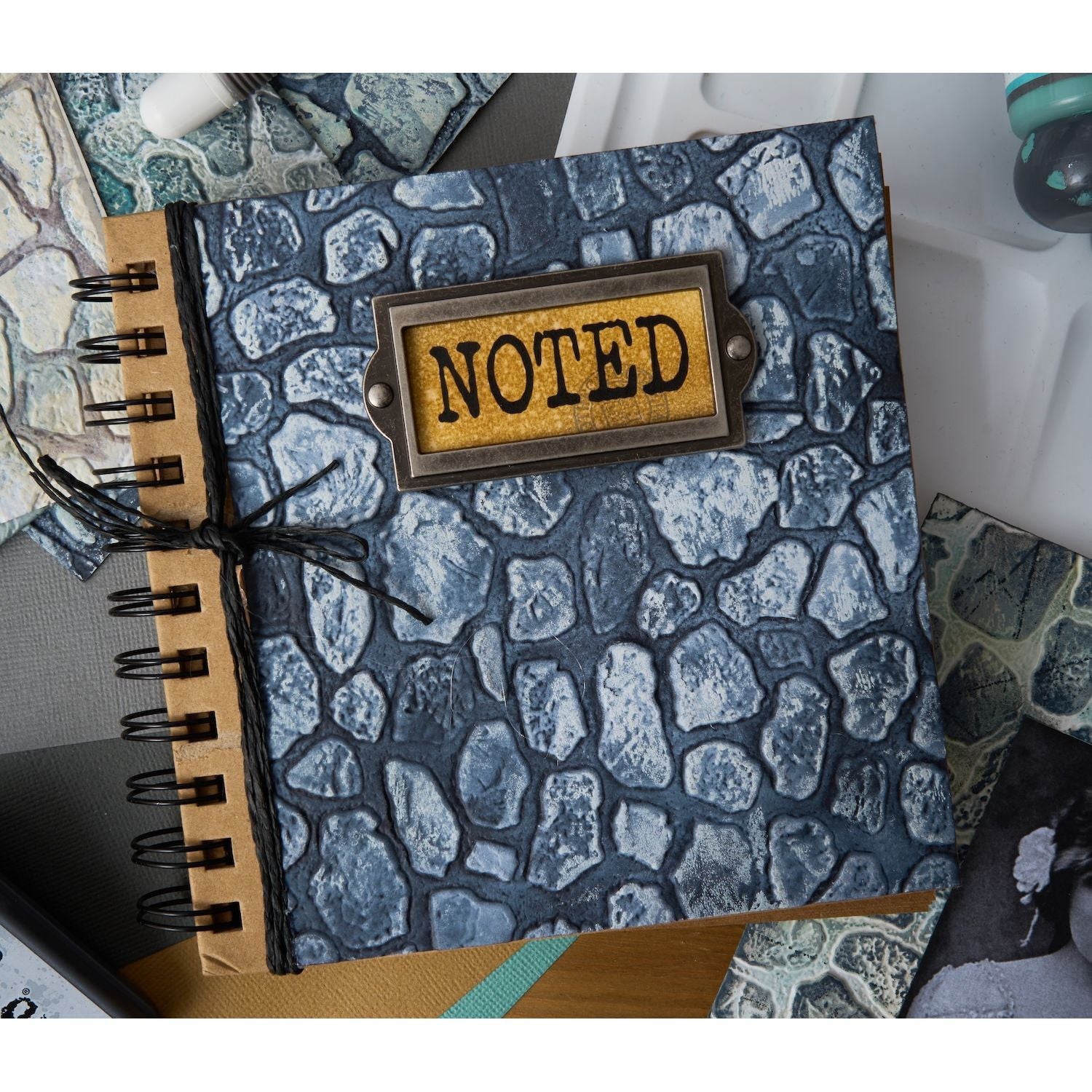 Tim Holtz Sizzix 3D Large A5 Embossing Folder Cobblestone 666959
