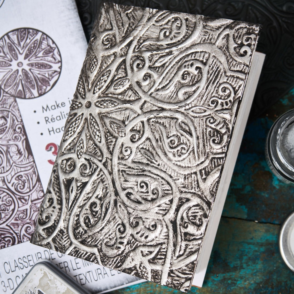 Tim Holtz Sizzix 3D Large A5 Embossing Folder Engraved 666960 flourish