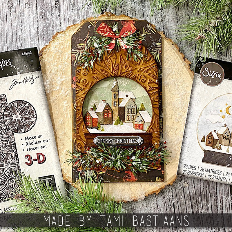 Tim Holtz Sizzix 3D Large A5 Embossing Folder Engraved 666960 tag